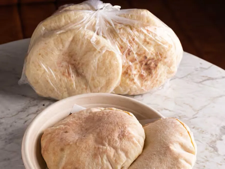 Pacote de pão pita
